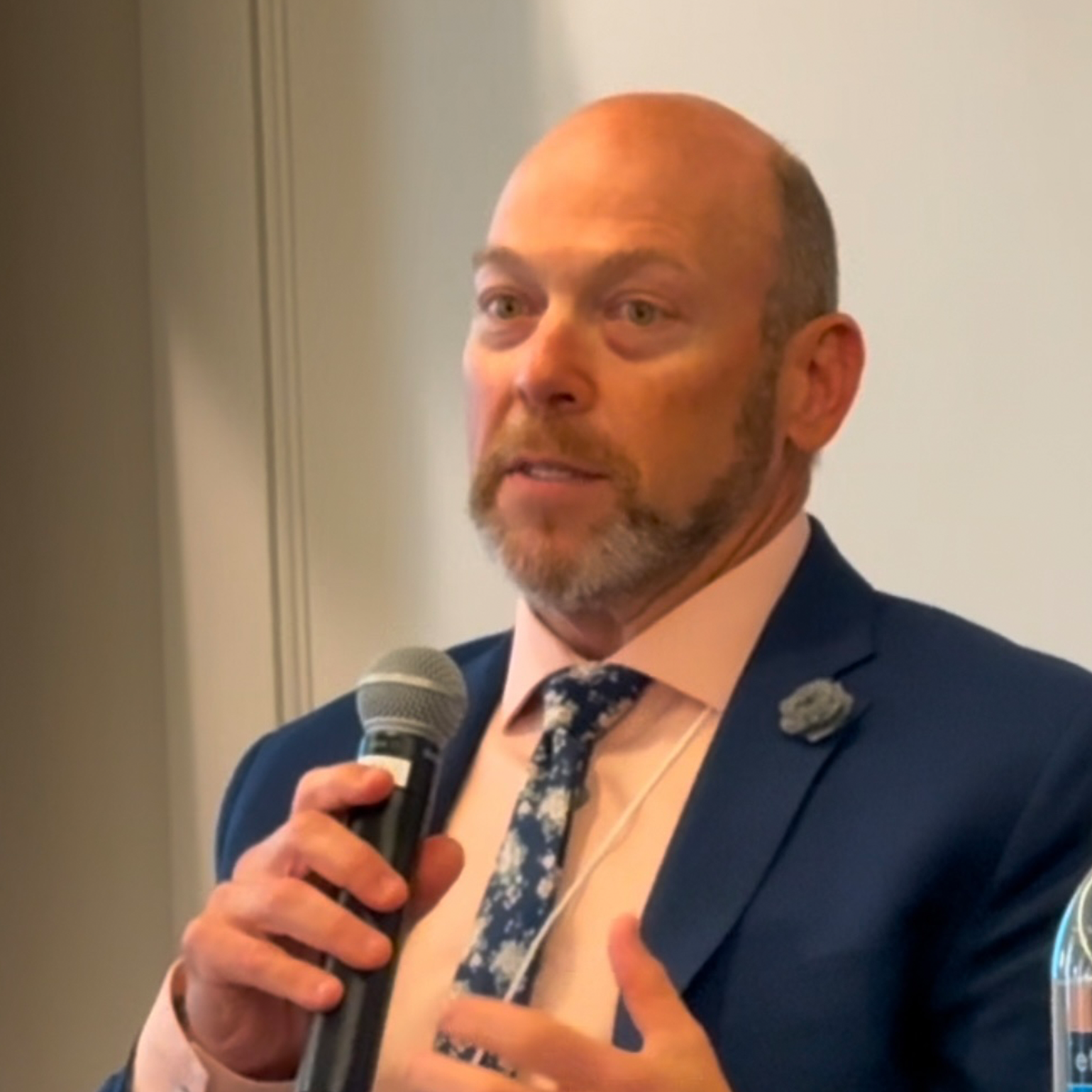 Photo from conference of speaker