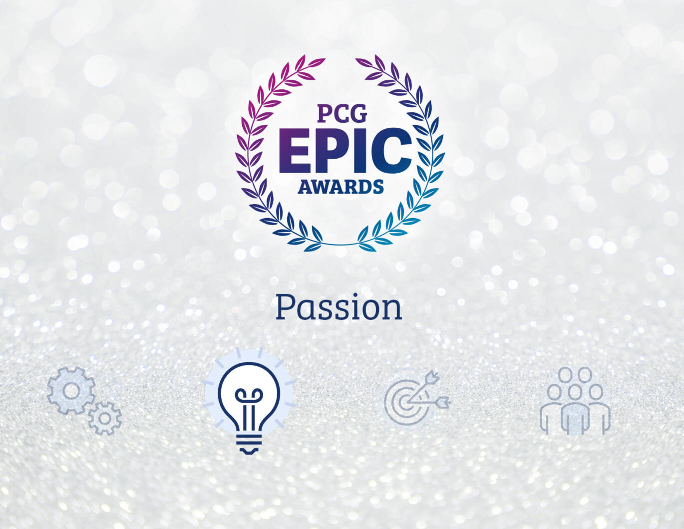 PCG EPIC award for Passion logo