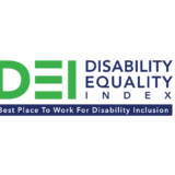 DEI - Disability Equality Index Award - best place to work for Disability Inclusion logo